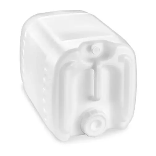 Jerrican, Rectangular, 5 Gallon, Natural 1