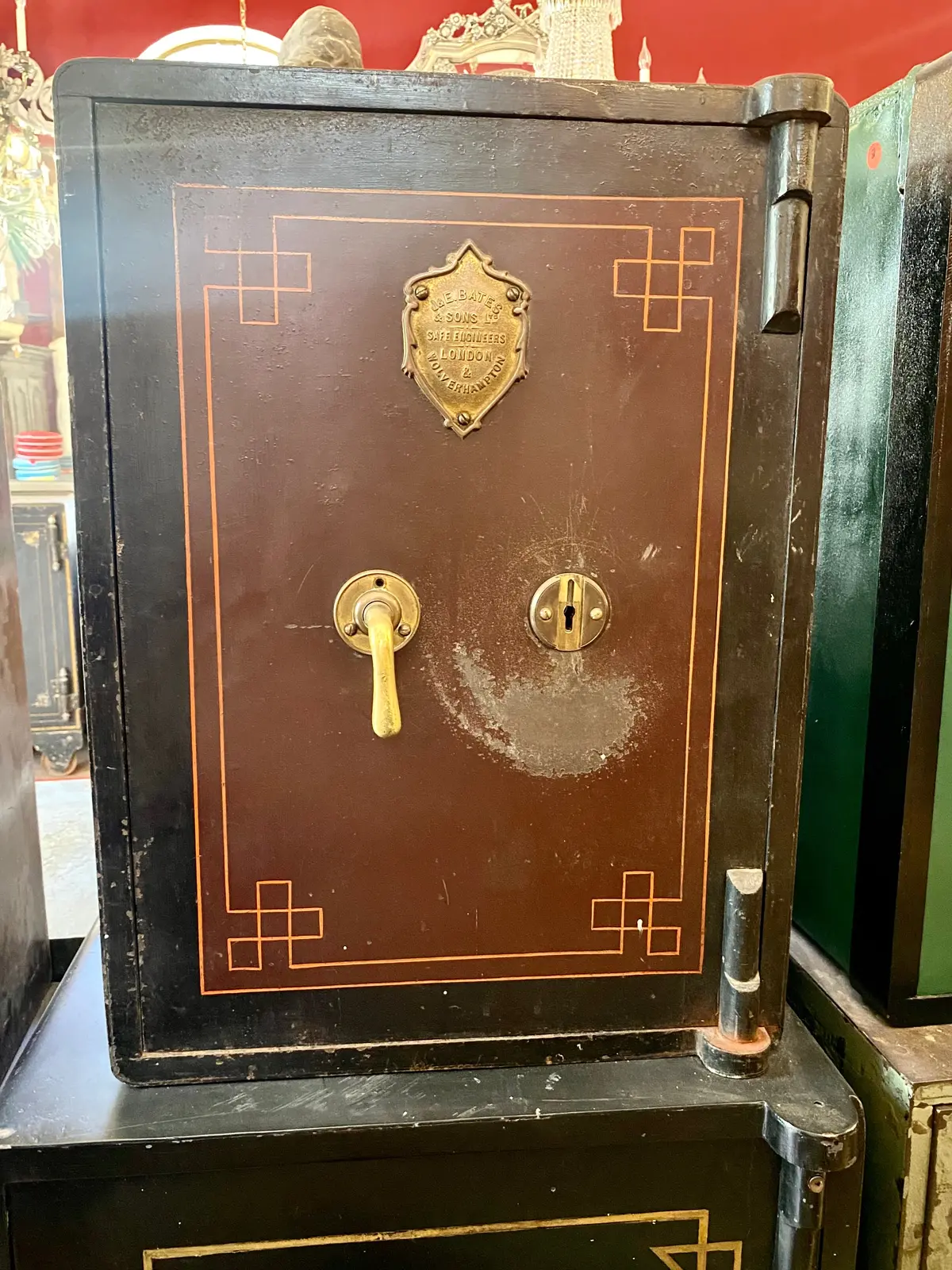 Antique "Je Bates And Sons" Safe - Sold 1