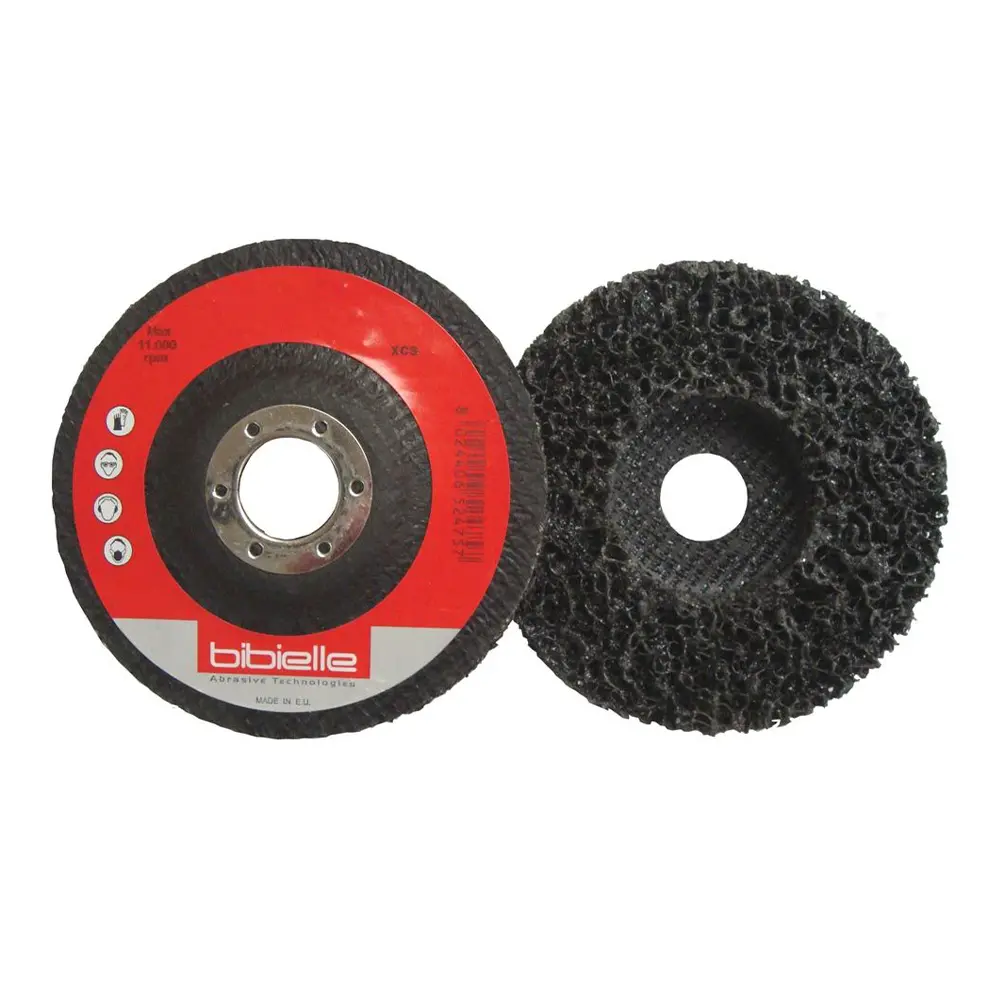 Abrasiflex Bibielle 178Mm X 22Mm Abrasive Depressed Centre Strip-It Disc Black 1