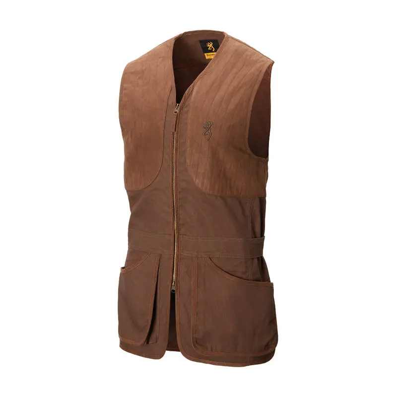 Browning Elite Shooting Vest - Dark Brown 1