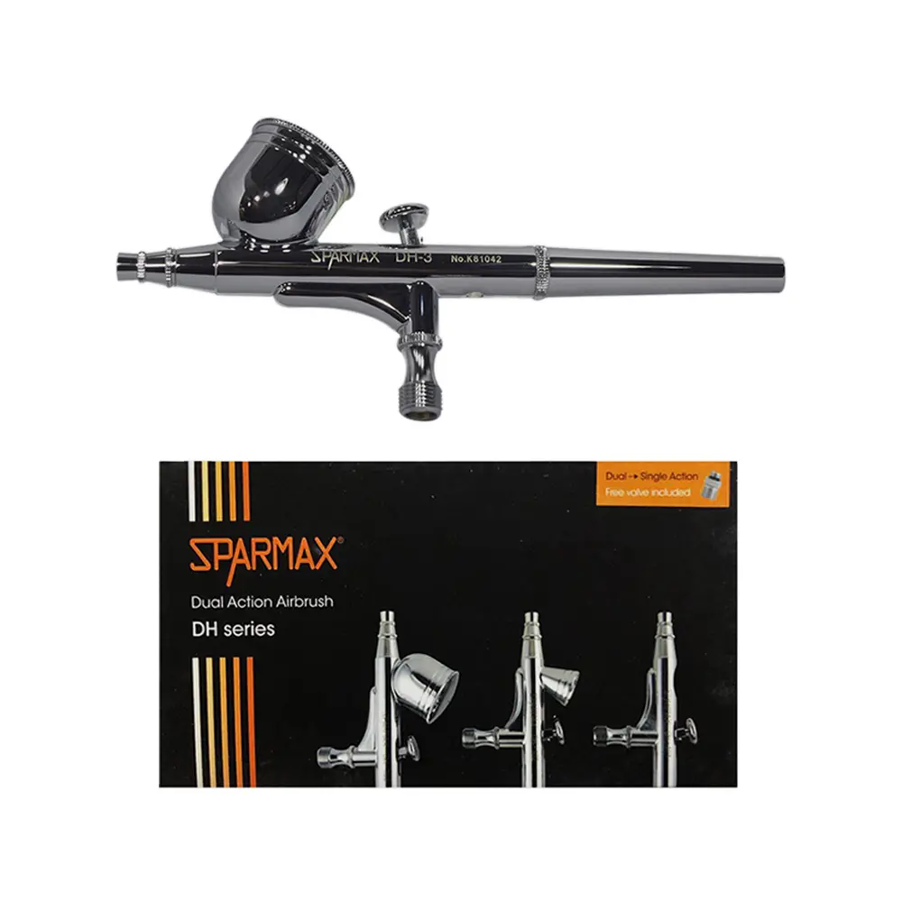 Sparmax Dh3 Single/Dual Action Airbrush 0.3Mm 7Cc Air Brush 1