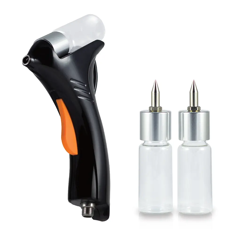 Sparmax Bundle Flyer Sr Airbrush 0.4Mm Gravity Single Action & Glass Bottle Set 1