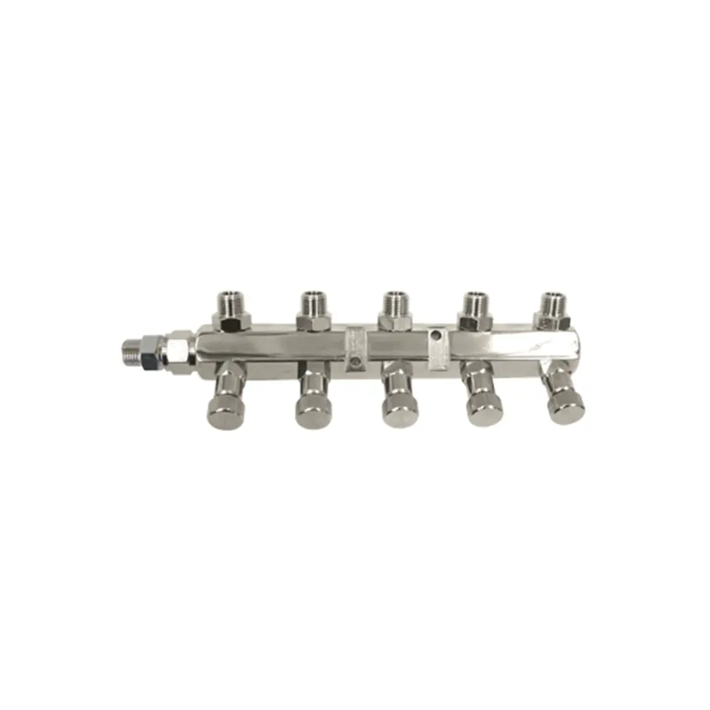 Sparmax Airbrush Manifold Individual Air Control Valve 1/8" Male 1 In 5 Out 1