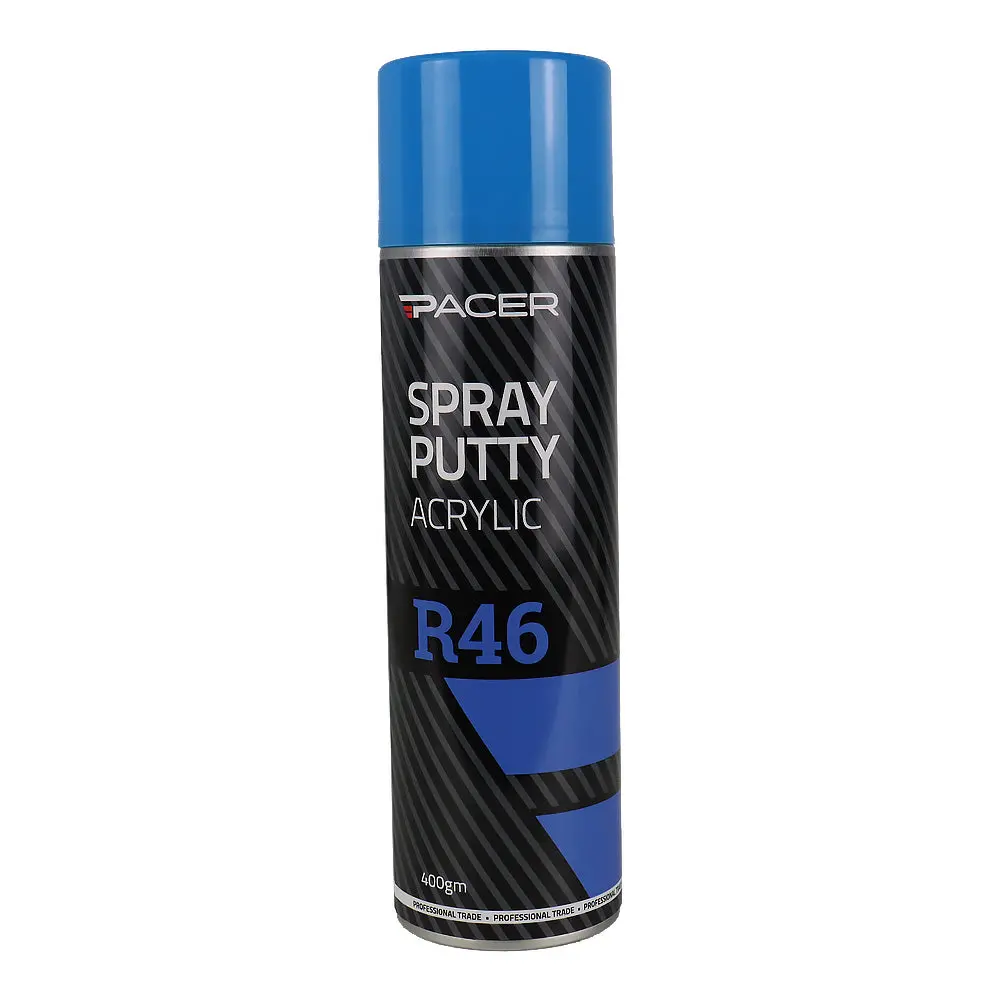 Pacer R46 Spray Putty 400Gm High-Build Aerosol Filler Auto Body Repair Primer 1