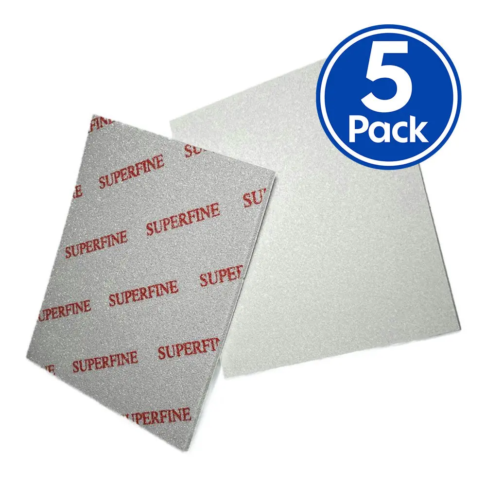 Abrasiflex Abrasive Flexible Sanding Sponge Block Super Fine 500 - 600 Grit X 5 Pack 1