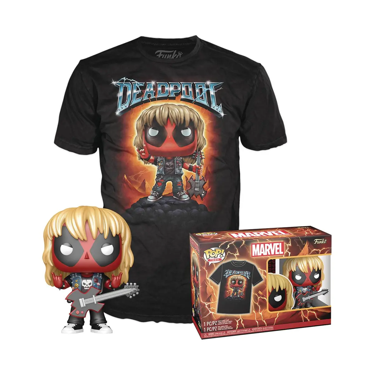 Pop&Tee Deadpool Heavy Metal Xxl (Net) (Res) (C: 1-1-2) 1