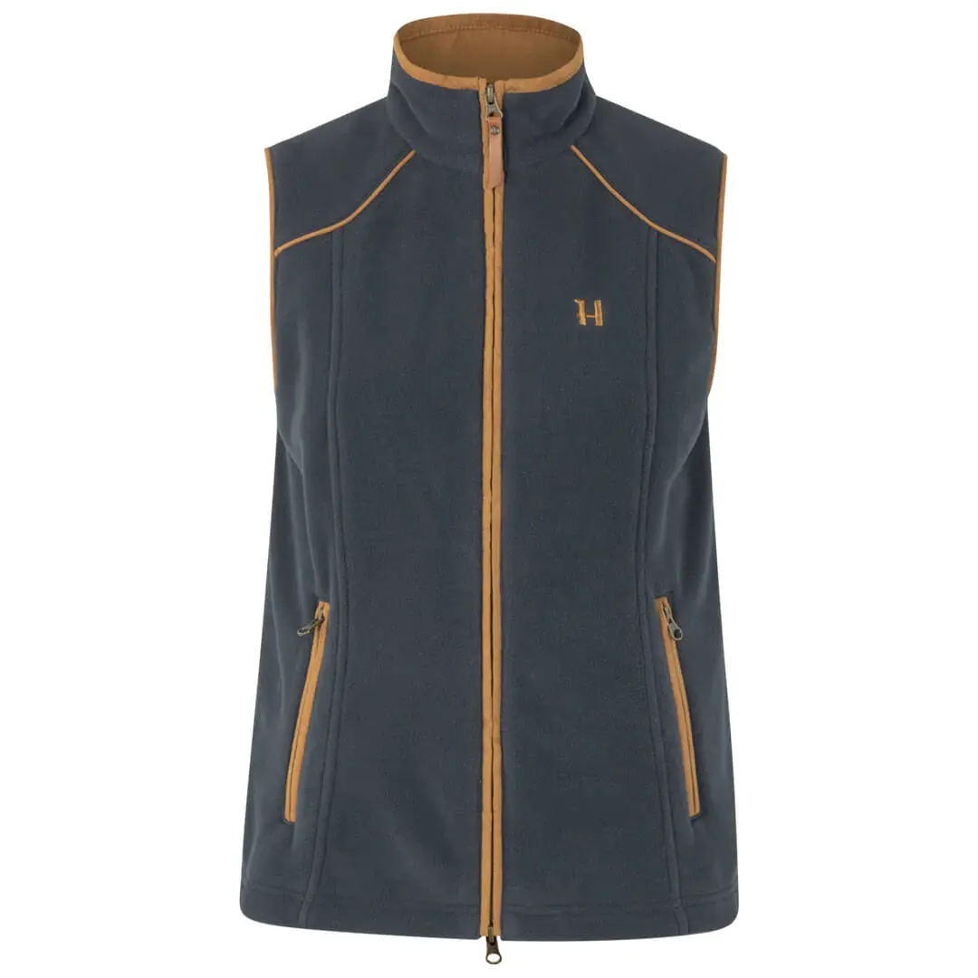 Harkila Sandhem 200 Lady Fleece Waistcoat - Dark Navy Melange 1