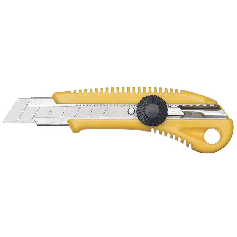 Sterling 18Mm Snap Off Yellow Screw-Lock Mechanism Stainless Steel Sleeve Cutter 1