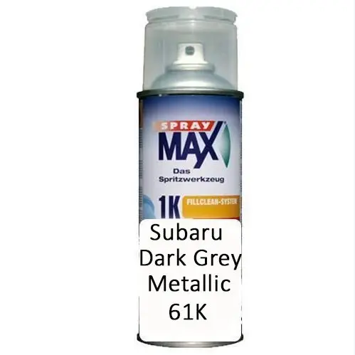 Auto Car Touch Up Can Dark Grey Metallic 61K 1