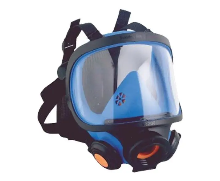 Sundstrom Sr200 Full Face Silicone Mask Respirator With Glass Visor 1