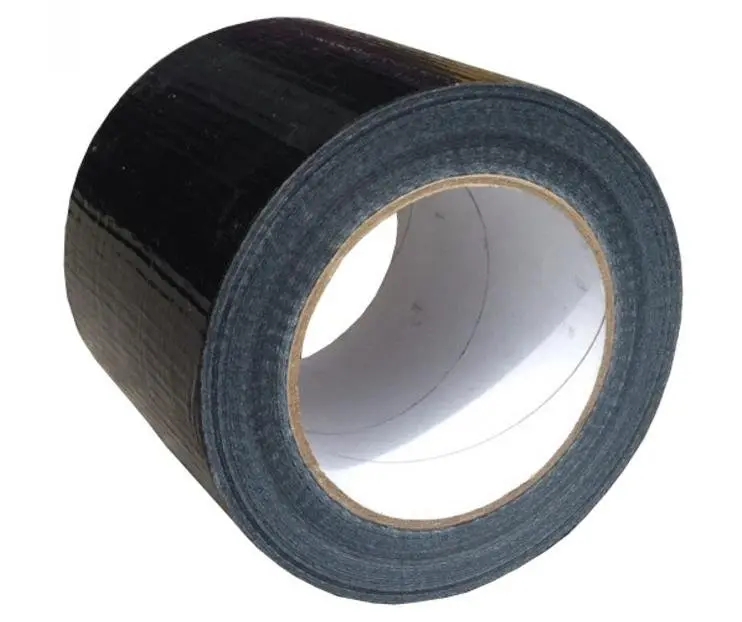 Premium Grade Black Cloth Tape 100Mm X 25M Render Duct Blast Gaffa Race 1