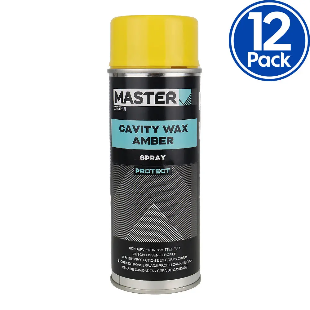 Troton Master Cavity Wax 400Ml Rust Protection Automotive Aerosol X 12 Pack 1