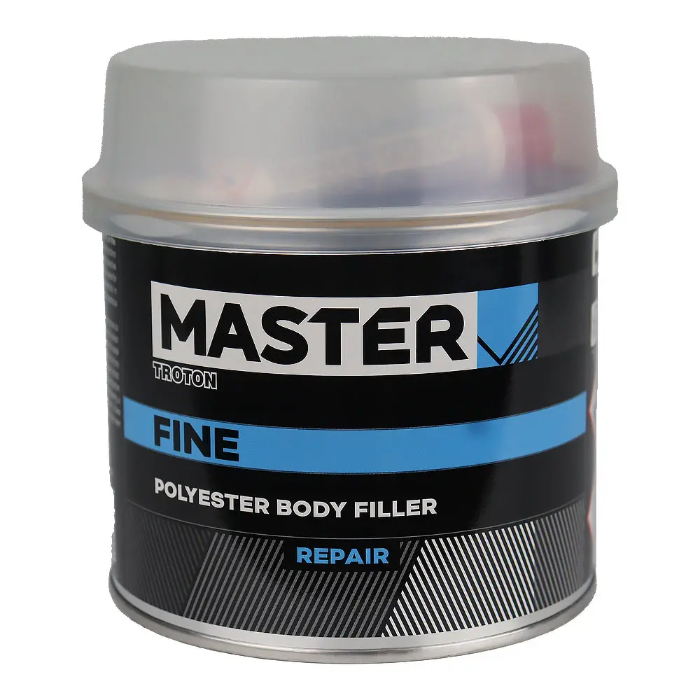 Troton Master Fine Filler 700Gm & Hardener Flexible Polyester Putty Repair 1