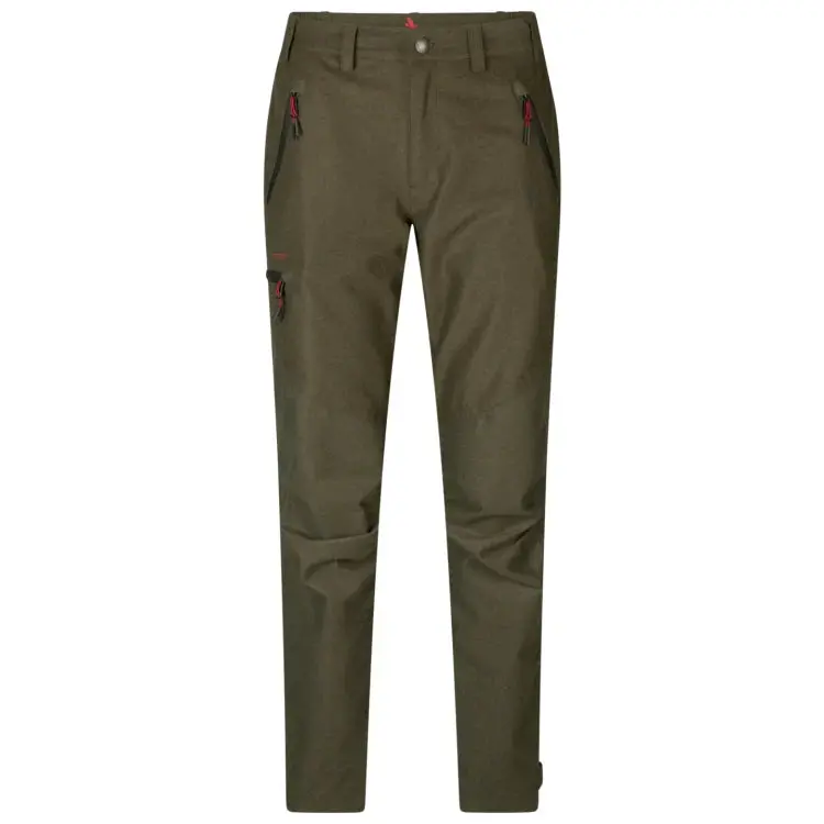 Seeland Women's Avail Trousers - Pine Green Melange 1
