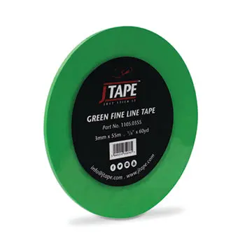 Jtape Green Line Fine Line Tape 9Mm X 55M Straight 1