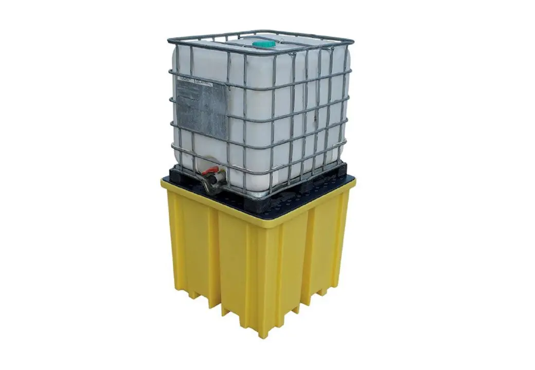 Romold Tssbb1fw Single Ibc Spill Containment Pallet, 1150L 1