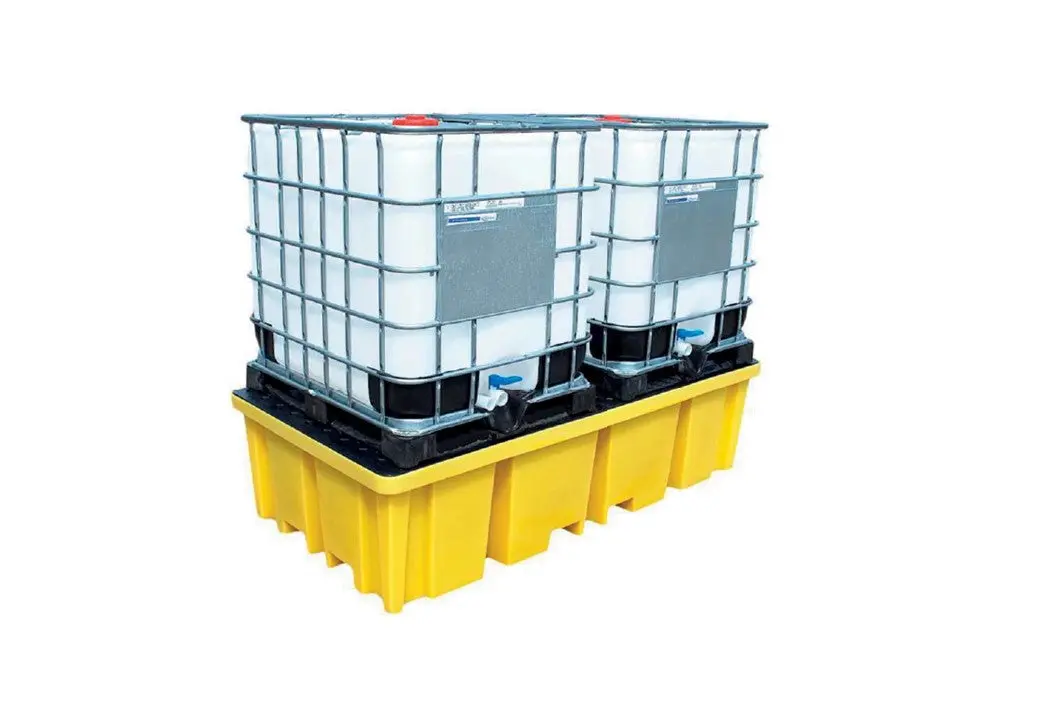 Romold Tssbb2fw Double Ibc Spill Containment Pallet, 1150L 1