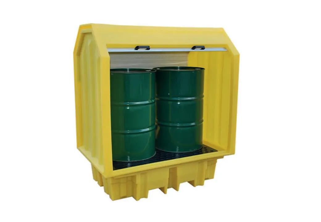 Romold Tssbp2rt 2-D Roll-Top Spill Pallet, 230L 1