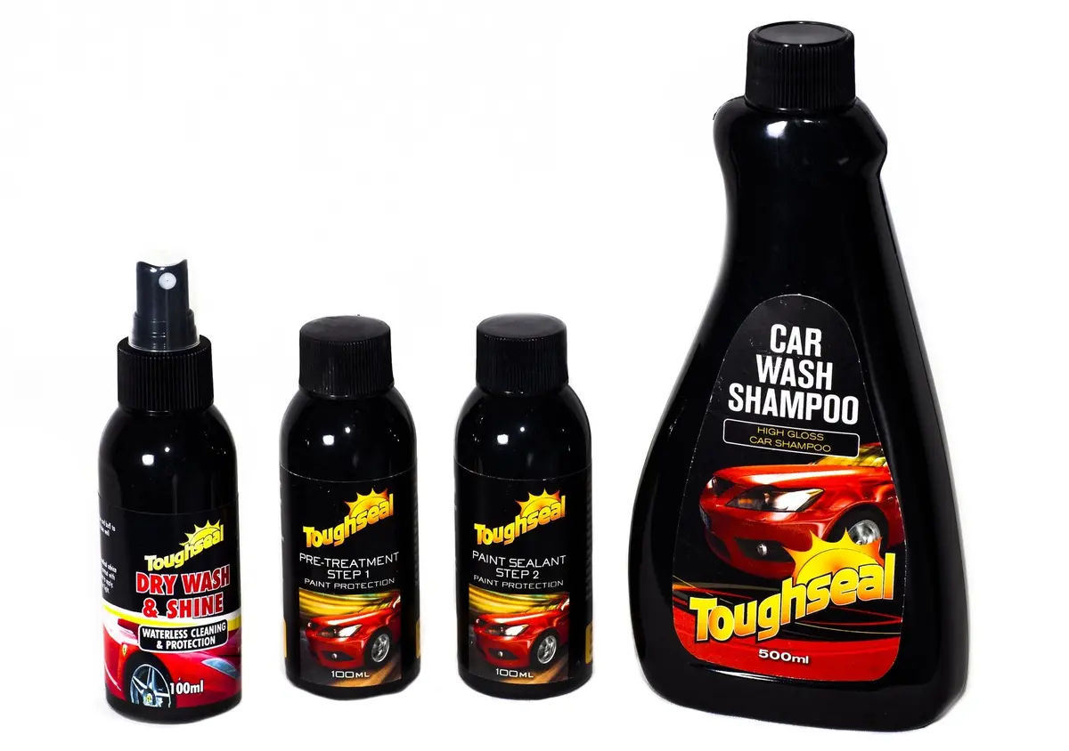 Toughseal Exterior Car Care Paint Protection Dry Shine Wash Shampoo Kit 1