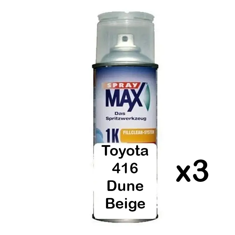 Auto Car Touch Up Can For Toyota 416 Dune Beige X 3 1