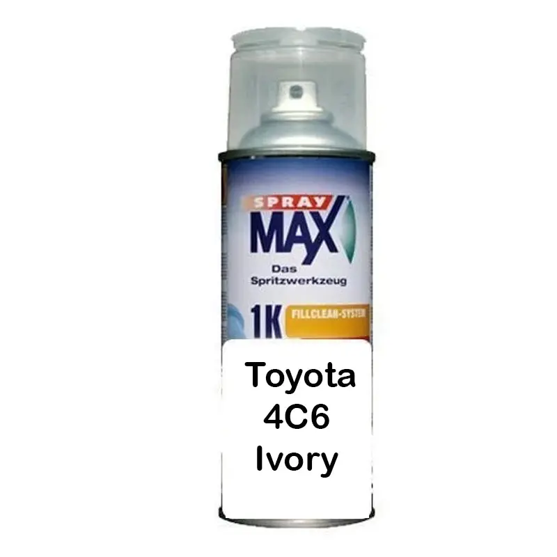 Auto Car Touch Up Paint 298 Ml Can For Toyota 4C6 Ivory 1