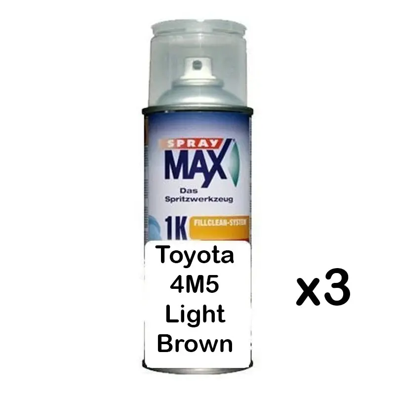 Auto Car Touch Up Paint Can For Toyota 4M5 Light Brown X 3 1