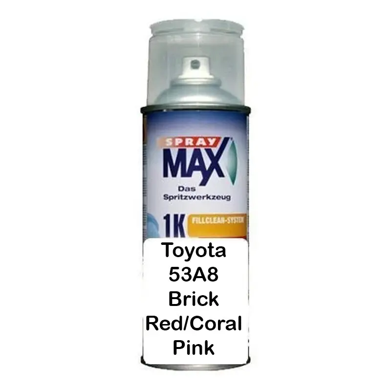 Auto Car Touch Up 298 Ml Paint Can For Toyota 53A8 Brick Red/Coral Pink 1