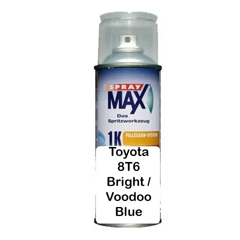 Auto Car Touch Up 298 Ml Paint Can For Toyota 8T6 Bright/Voodoo Blue 1