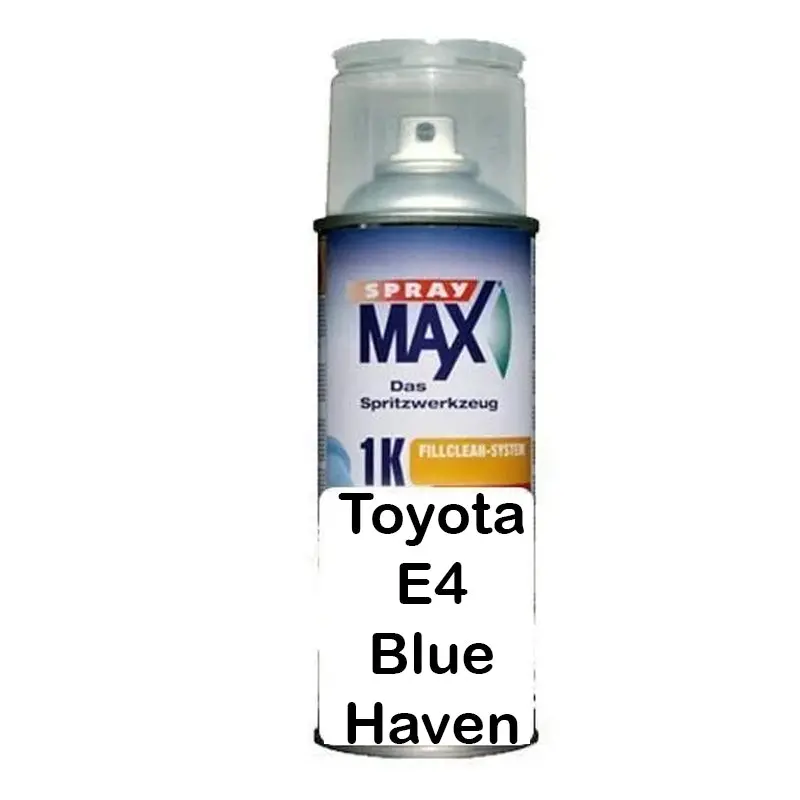 Auto Car Touch Up 298 Ml Paint Can For Toyota E4 Blue Haven 1