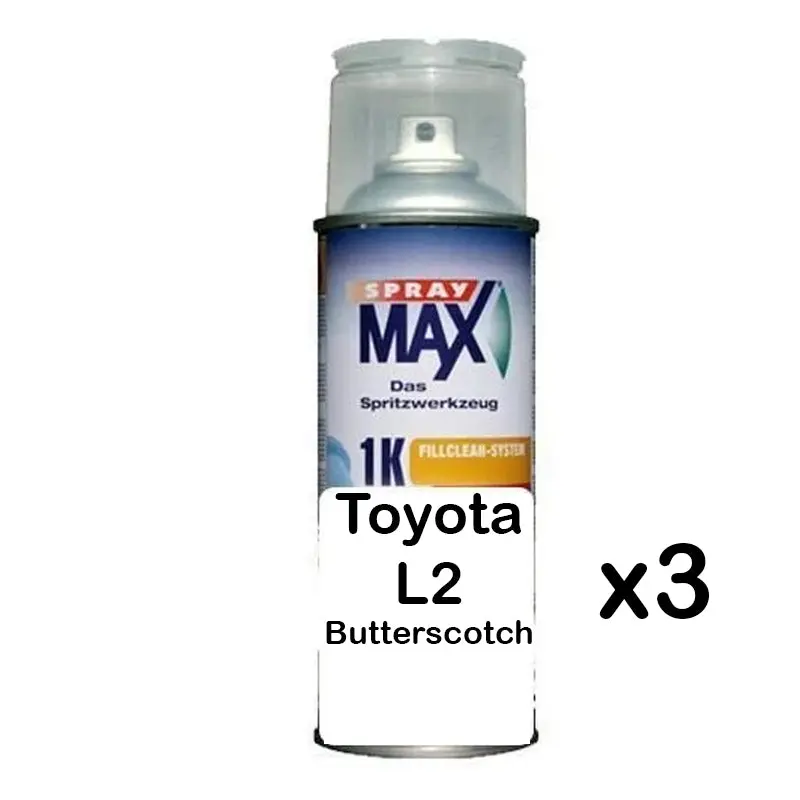 Auto Car Touch Up Paint Can For Toyota L2 Butterscotch X 3 1
