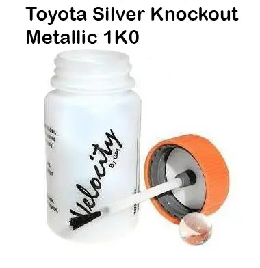 Auto Touch Up Bottle For Toyota  Silver Knockout Metallic 1K0 50Ml 1