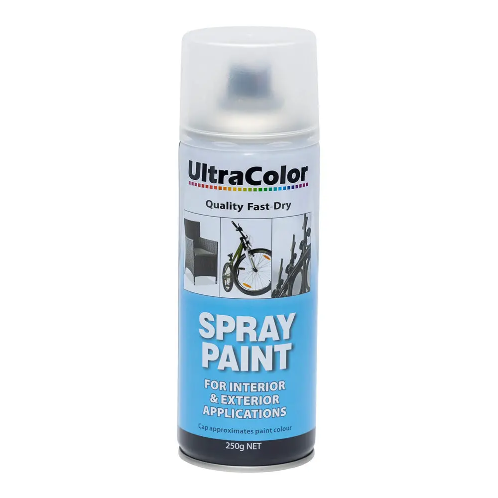 Ultracolor Spray Paint Fast Drying Interior Exterior 250G Gloss Clear Cans 1