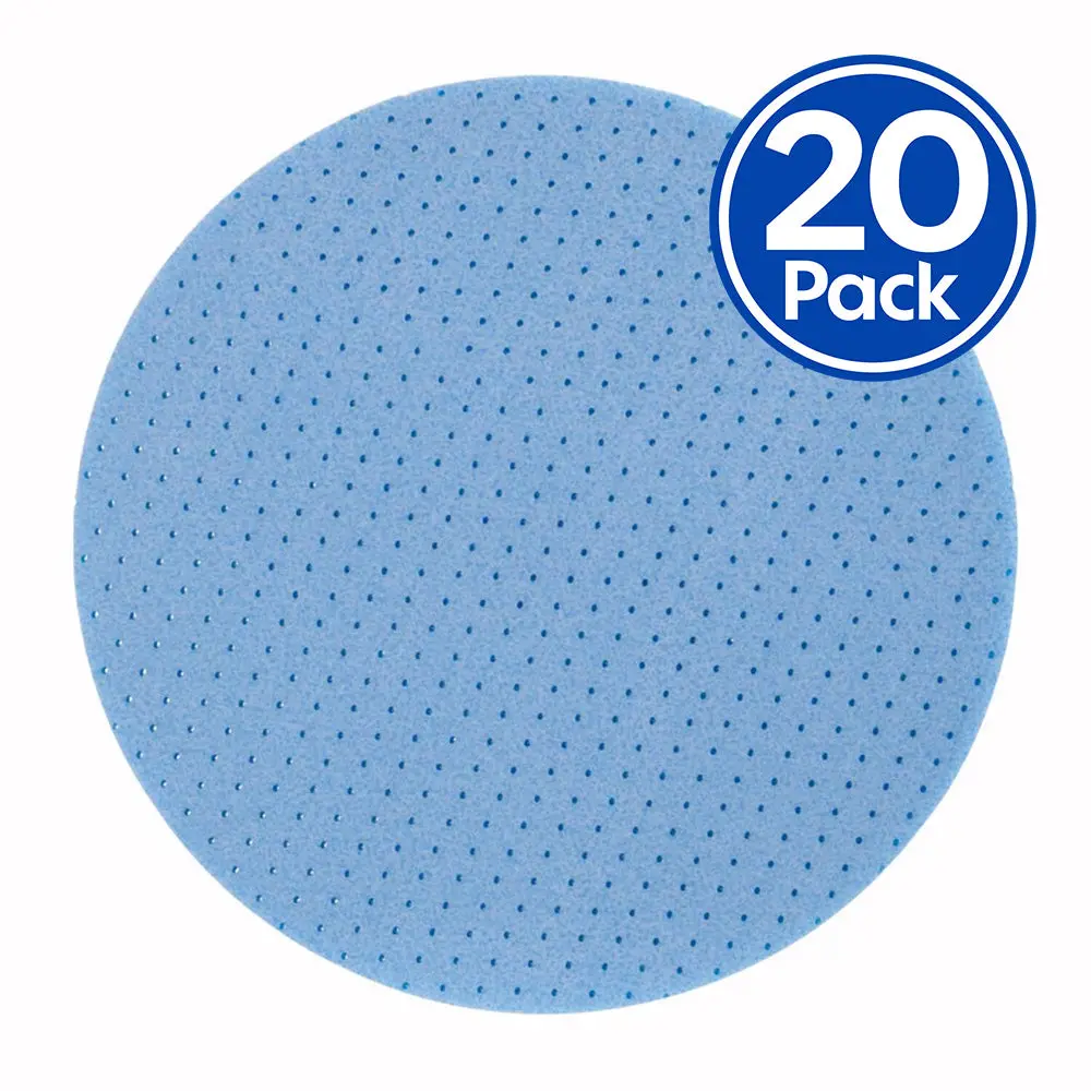 3M 150Mm Wet/Dry Flexible Abrasive Blue Foam Abrasive Disc 33544 Box 20 P2000 1