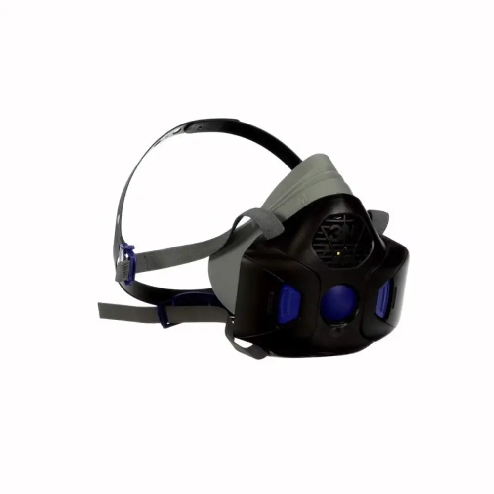 3M Hf-802Sd Secure Click Half Mask Respirator Speaking Diaphragm S M L Sizes 1