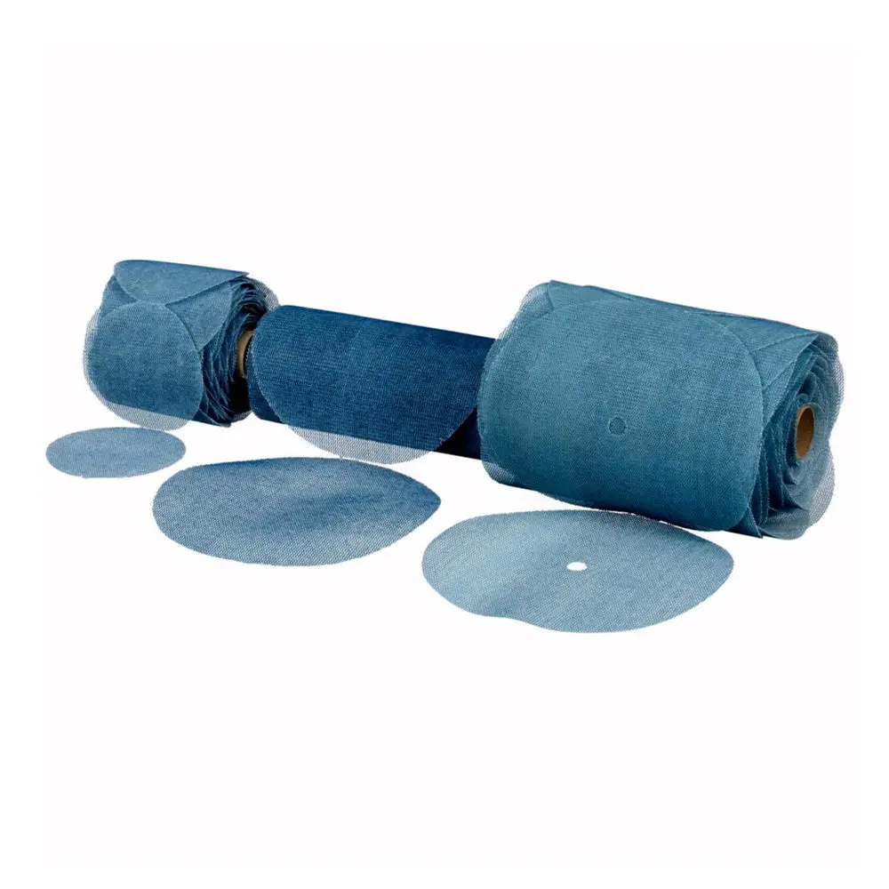 3M Blue Net Disc Roll 80G - 320G 150Mm X 100 Sandpaper Discs 1