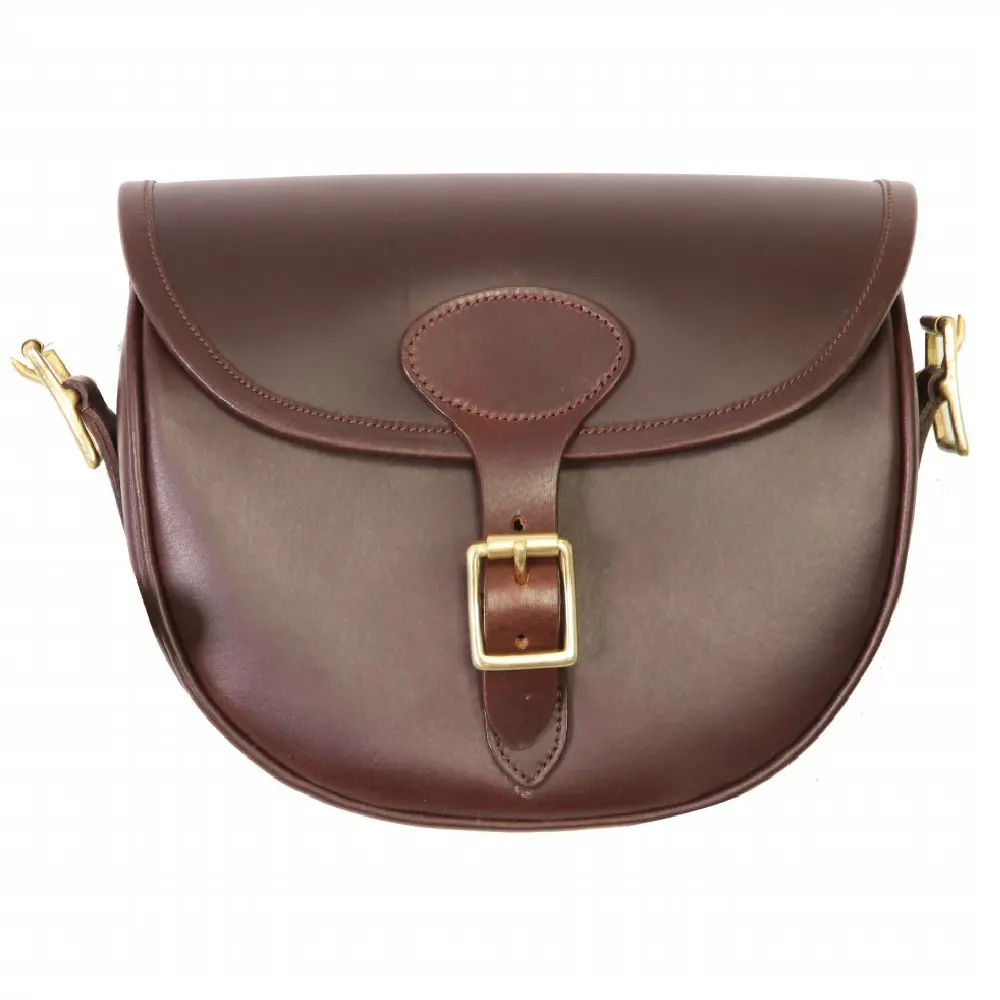 Gmk Stockbridge Leather Cartridge Bag - Dark Brown 1