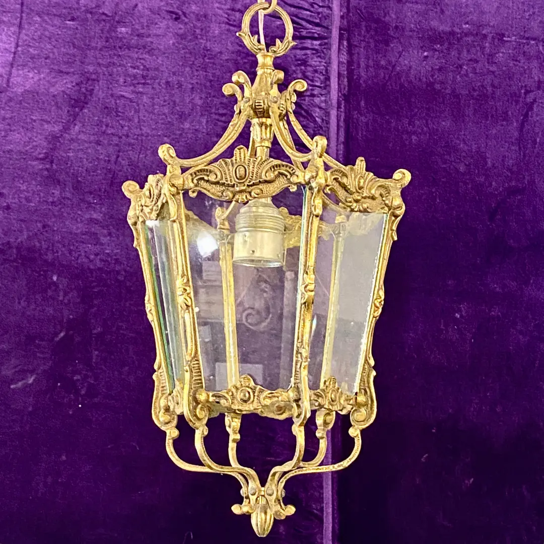 Antique Brass Lantern 1