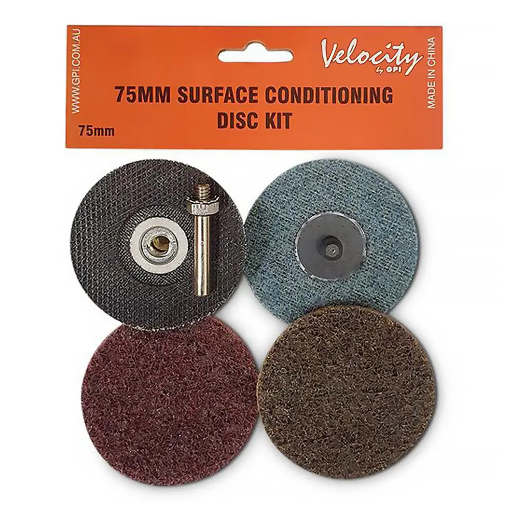 Velocity Roloc 75Mm Surface Conditioning Disc Kit X 3 Disc Pack 1