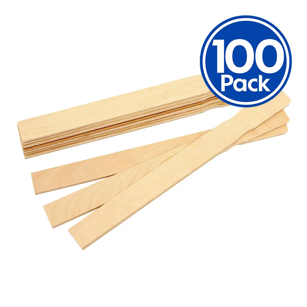 Gpi Wooden Paint Mixing Sticks 13" X 1" X 100 Pack Paddle Stirring Bulk 1