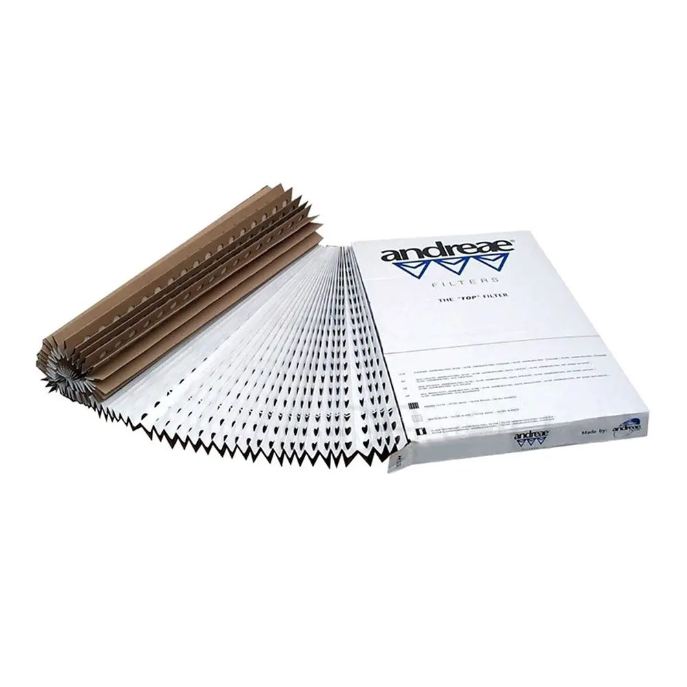 Velocity Concertina Spray Booth Exhaust Filter White 90Cm X 9.2M 1