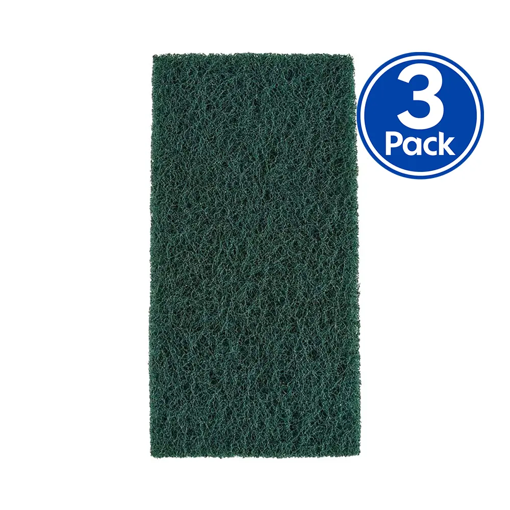 Velocity Green Heavy Duty Coarse Scouring Hand Pad 115Mm X 225Mm X 3 Pack 1