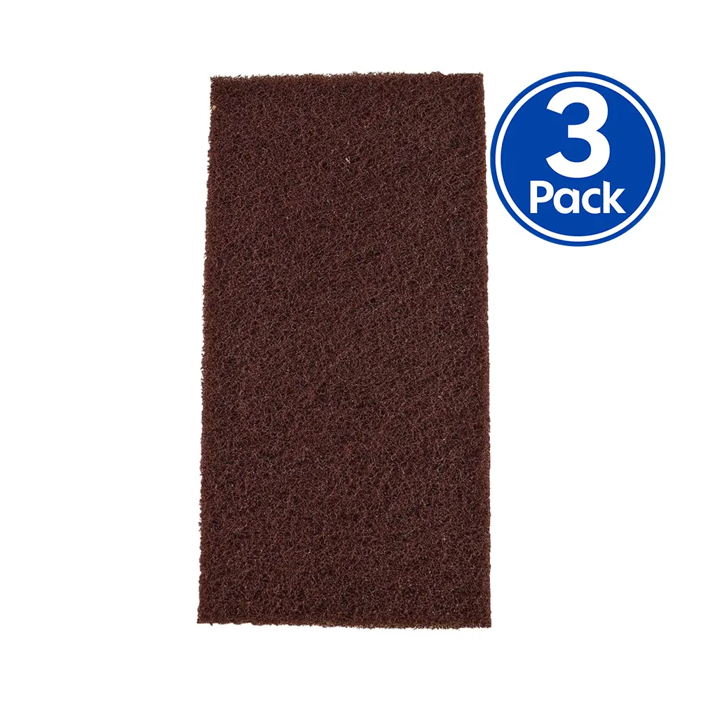 Velocity Maroon Medium Scouring Hand Pad 115Mm X 225Mm 3 Pack 1