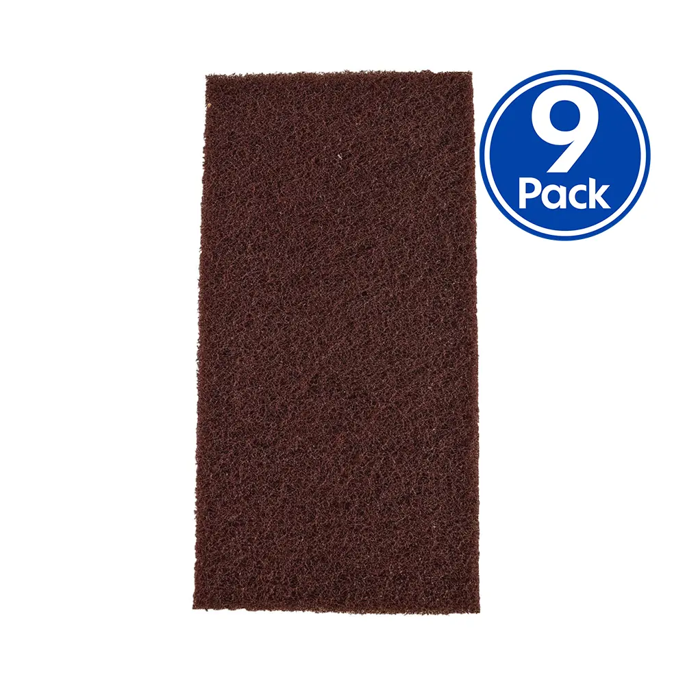 Velocity Maroon Medium Scouring Hand Pad 115Mm X 225Mm X 9 Pack 1