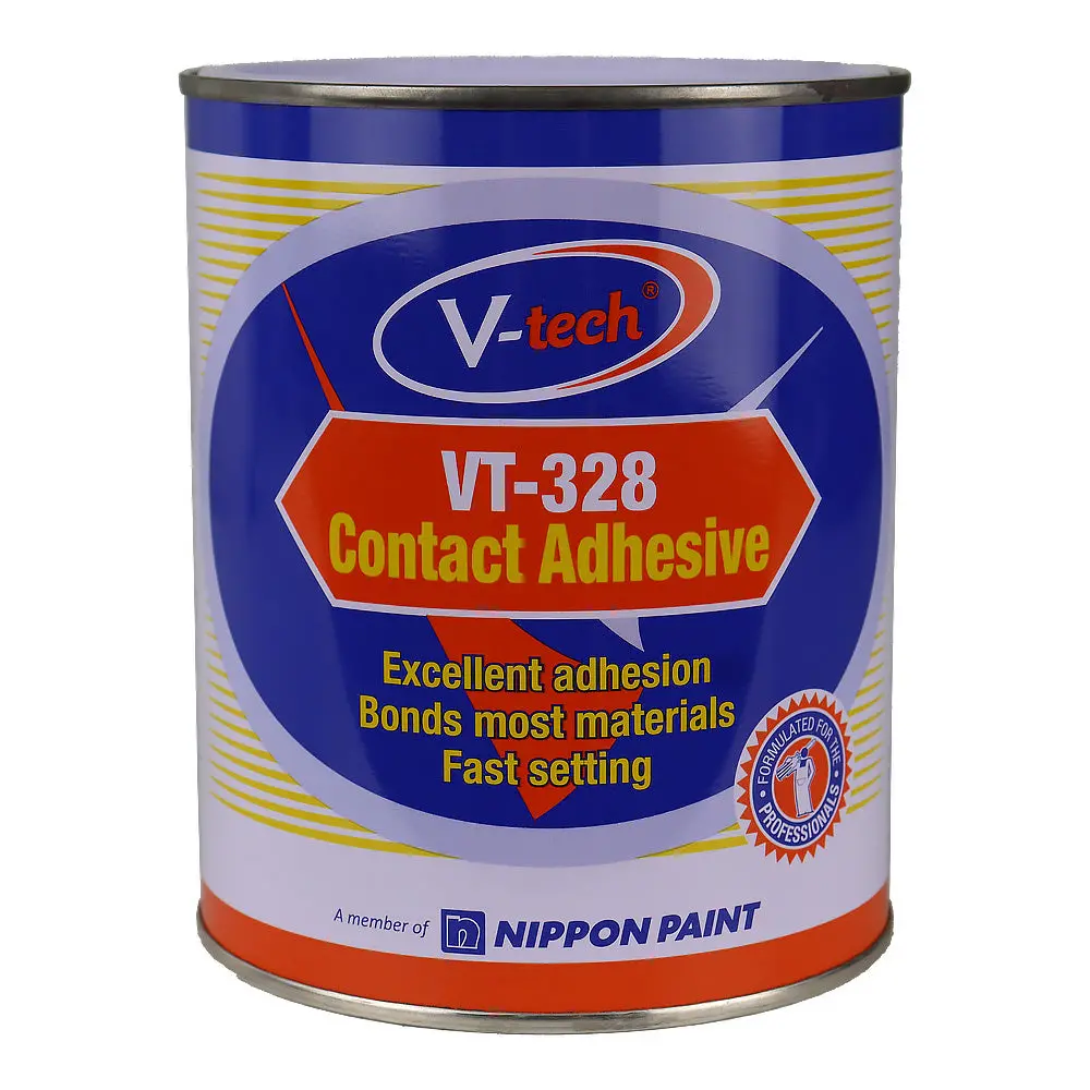 V‑Tech Contact Adhesive Vt-328 1L Multi‑Surface Bonding Glue Durable Strong 1