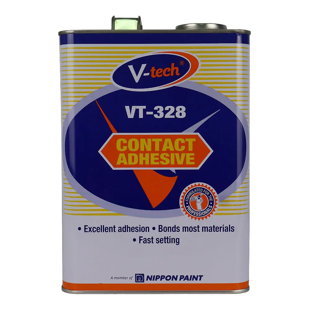 V‑Tech Contact Adhesive Vt-328 3.6L Multi‑Surface Bonding Glue Durable Strong 1