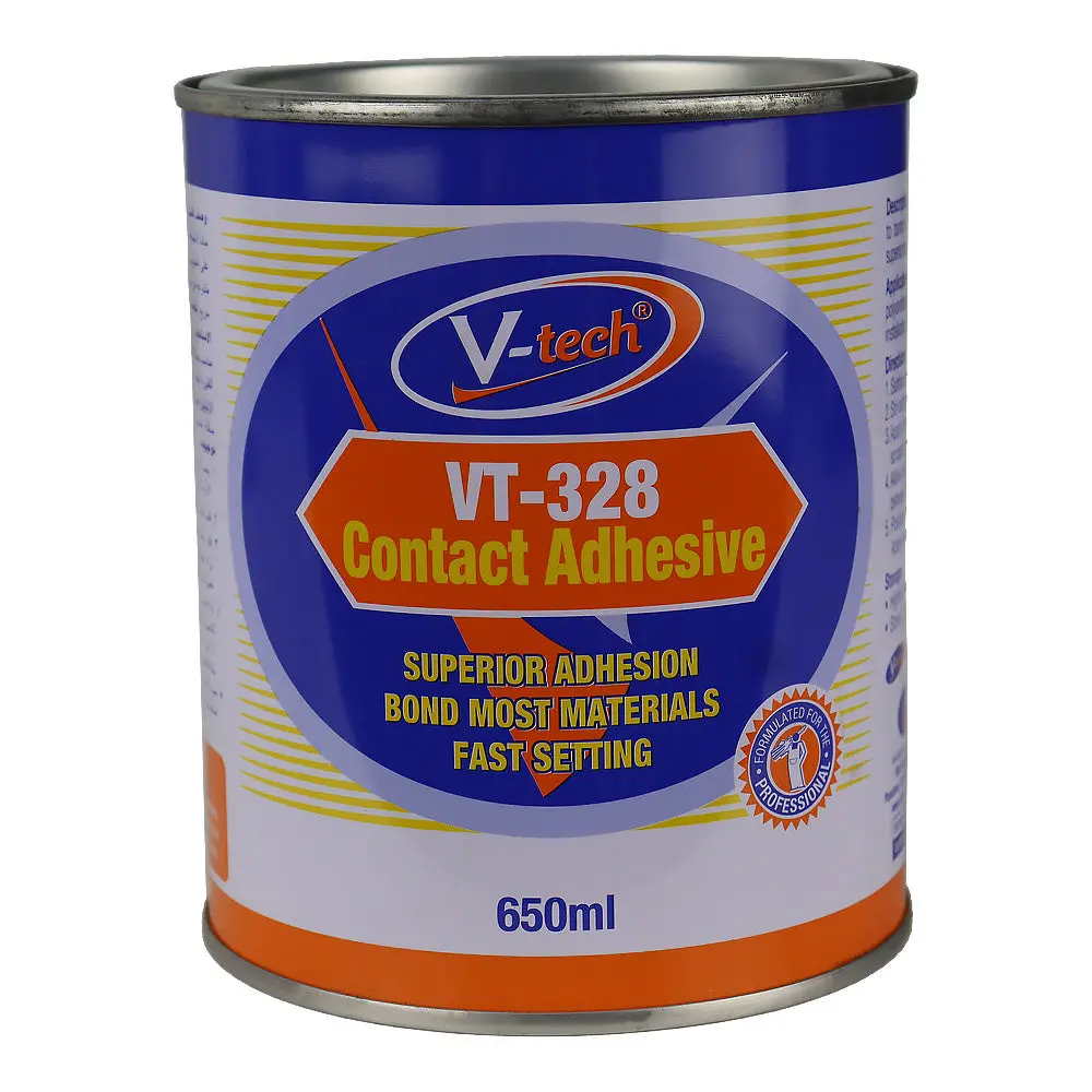 V‑Tech Contact Adhesive Vt-328 650Ml Multi‑Surface Bonding Glue Durable Strong 1