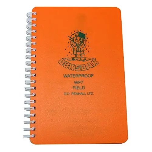 Duksbak - #Wf-7 Waterproof Coil Bound Notebook, Field Pattern 1