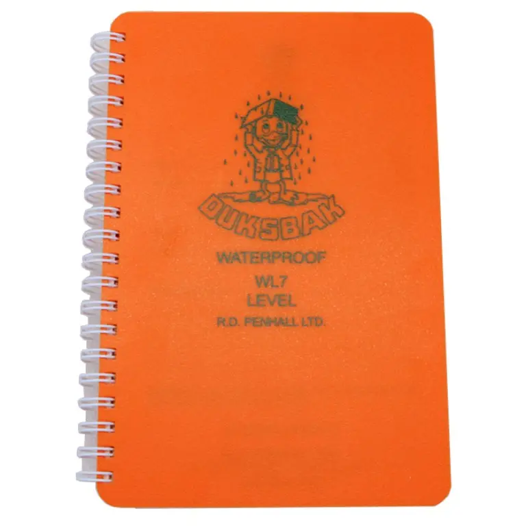 Duksbak - #Wl-7 Waterproof Coil Bound Notebook, Level Pattern 1
