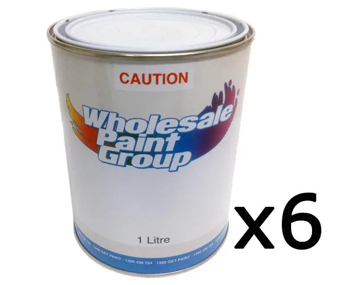 Wholesale Paint Group Reusable Empty Paint Tin Can 6 X 1L 1
