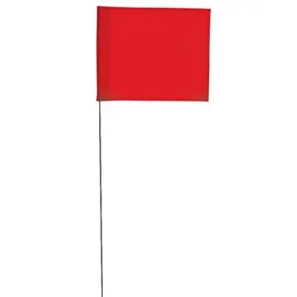 Wire Stake Flag Markers, Bundle Of 100 (Various Colours) 1